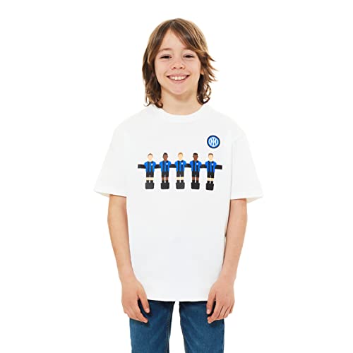 FC International Mediolan S.p.A. Piłka nożna Piłkarzyki T-Shirt Dla dzieci i młodzieży, Biały, 12 lat