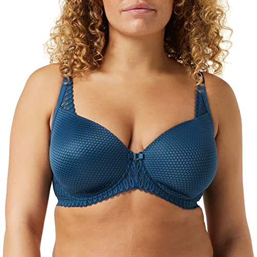 Triumph Aura Spotlight Whp siatki Biustonosz formowany Kobiety , Smoky Blue , C
