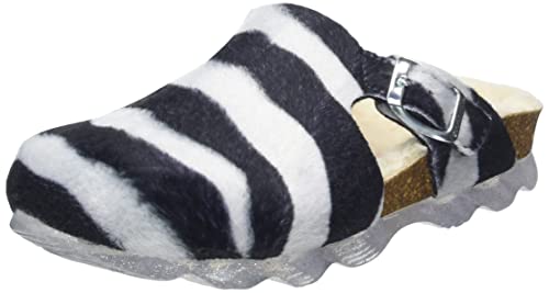 Superfit Jellies Kapcie Dziewczynki, Czarno-biały 0020, 39