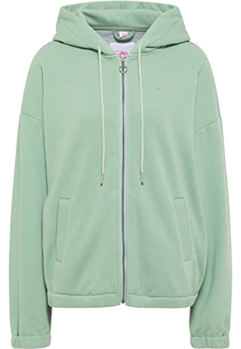 blonda Damska bluza z kapturem 12620045-BL01, ciemnomiętowa, XS, ciemnomiętowy, XS