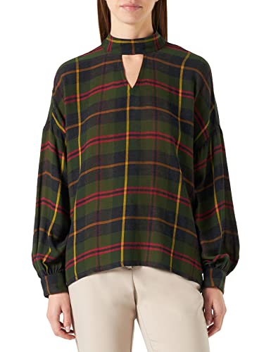 United Colors of Benetton Bluzka damska 5qpgdq02n koszula, ciemnozielona 901, XS