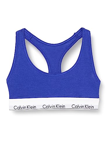Calvin Klein Damski biustonosz bez podszewki, Błękit spektrum, XS