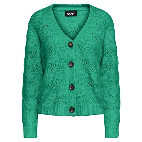 PIECES LPBIBBI LS Knit Kardigan TW NOOS BC, Parakeet, 116 cm