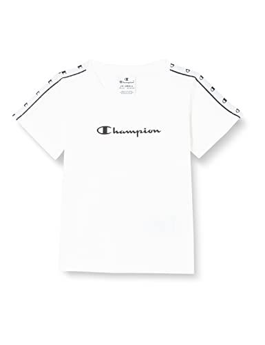 Champion Koszulka dziewczęca Legacy Tape 2.0-S/S, biała, 15-16 lat