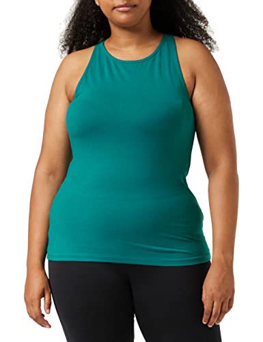 People Tree Damska kamizelka na plecy Yoga Racer, Świerk cieniowany, 38