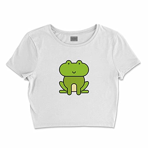 Bona Basics, Damski T-shirt basic, z nadrukiem cyfrowym, 100 bawełny, biały, swobodny, damski top, rozmiar: XL, biały, XL