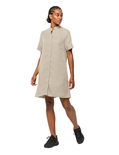 Jack Wolfskin Damska sukienka Mojave, White Pepper, M, WHITE PEPPER, M