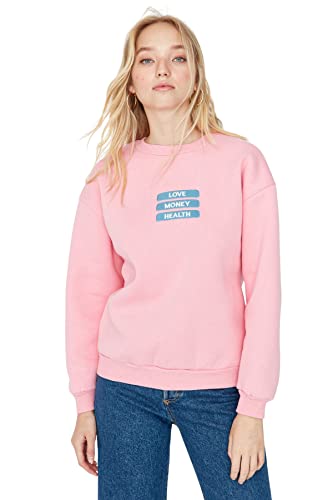 Trendyol Bluza damska, różowy, M