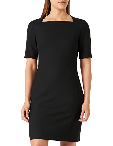 s.Oliver BLACK LABEL Damska sukienka etui, 32, czarny, 32