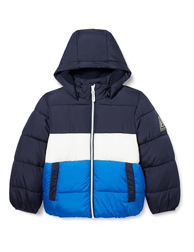 NAME IT Chłopięca kurtka puchowa NKMMAY JACKET5 kurtka buforowa, Lapis Blue, 140, Lapis Blue, 140