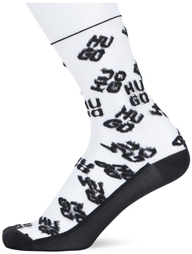 BOSS Damskie skarpety Qs Hugo Love Pa W Quarter Socks, czarny (Black1), 39-42 EU