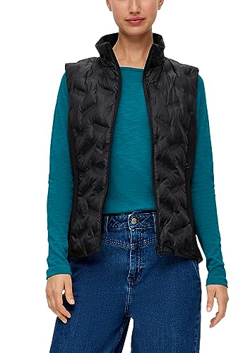 s.Oliver Damska kamizelka outdoorowa, czarny, 36