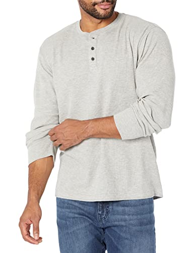 Wrangler Koszulka męska Authentics z długim rękawem z gofrem Henley