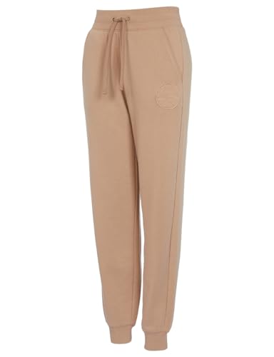 Emporio Armani Damskie spodnie damskie z mankietami z puszystego polaru, Hazel Brown, M
