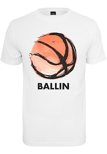 Mister Tee Męski T-shirt Ball Tee White XL, biały, XL