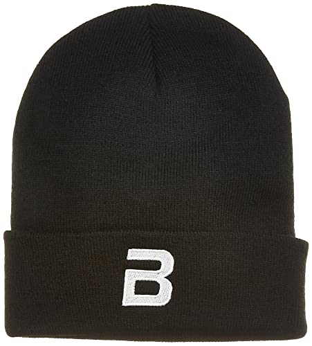BioTechUSA Męska czapka unisex Knitted Hat, Black One Size Beanie, czarna, rozmiar uniwersalny, czarny, jeden rozmiar