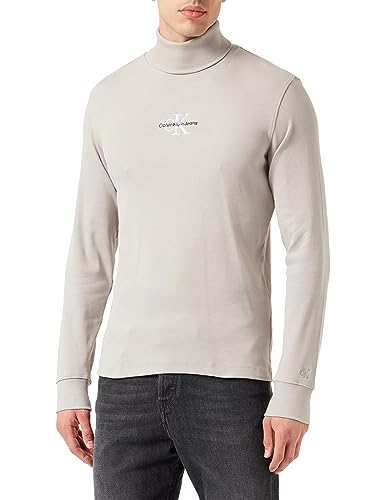 Calvin Klein Jeans Męska bluzka z dzianiny Freefit Ls L/S, Portypauz, XL