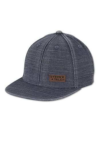 Sterntaler Unisex dziecięca czapka bejsbolowa o strukturze, niebieski, 57