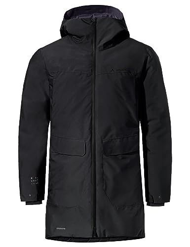 VAUDE Męski płaszcz Me Mineo Ii, czarny (Solid Black), XXL, Lity czarny