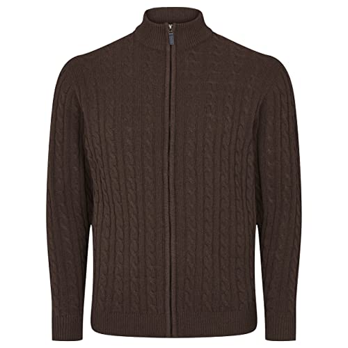 North 56-4/North 56Denim Sweter męski, ciemnobrązowy, XXL