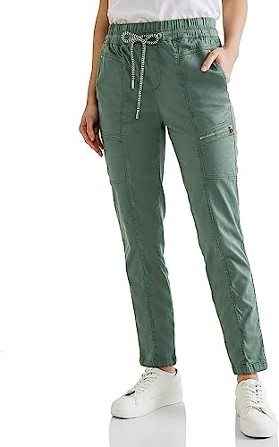 Street One Damskie spodnie cargo, Soft Olive, 46W / 30L