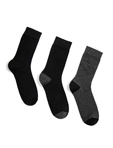 Koton Men Multi Basic Long Socks Set, Anthracite (047)