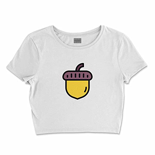 Bona Basics, Koszulka damska z nadrukiem cyfrowym,%100 bawełna, biała, casualowa, topy damskie, rozmiar: XL, biały, XL Krótki