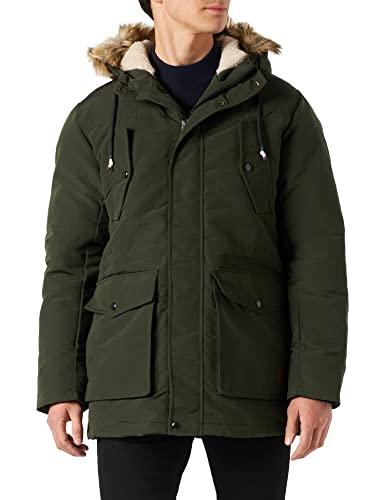 JACK & JONES Jjtimo Parka kurtka męska, rodzynka, L