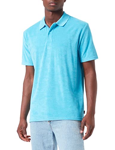 BOSS Męska koszulka polo Petowel, Open Blue462, L