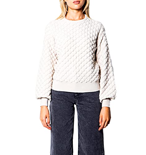 Only Onlgilja L/S Sweter KNT Noos Sweter Damski, Kamień wiórowy, S
