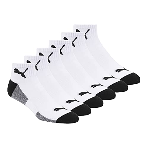 PUMA Męskie skarpety Quarter Crew 6-pak