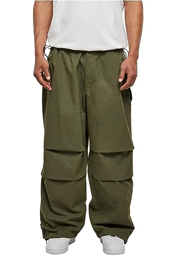 Urban Classics Spodnie męskie Wide Cargo Pants Olive S, oliwkowy, S