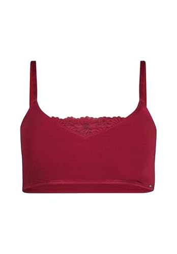 Skiny Damski biustonosz Bustier CottonLace Multipack T-shirt, deep red, standard