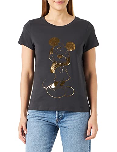 ONLY koszulka damska disney, Phantom/Print: Mickey, S