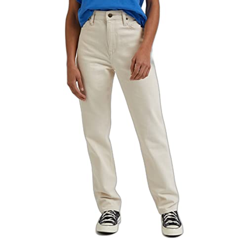 Lee Damskie spodnie Carol, écru, 26W / 33L