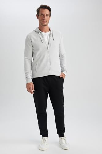 DeFacto Męski kardigan/bolerko, szary, S