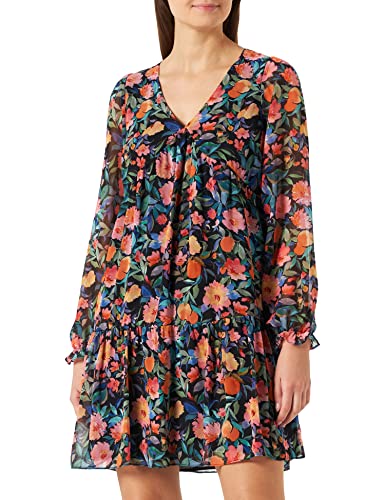 Naf Naf R1 Sukienka, ARTOU Czarna, Normalna Kobieta