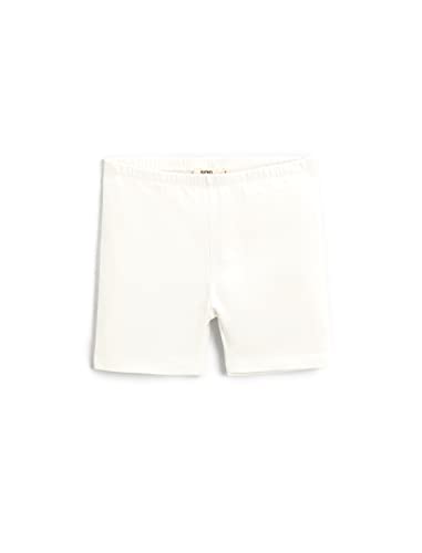 Koton Dziewczęce legginsy basic Standard Waist, Ecru (002), 6-7 Lata