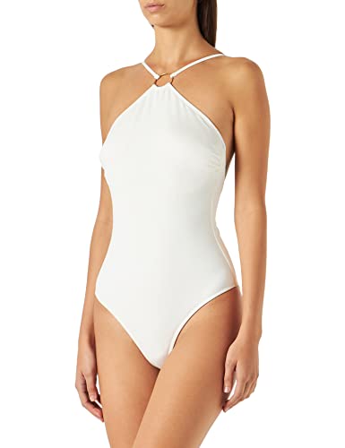 KENDALL & KYLIE Damski jednoczęściowy kostium kąpielowy, off-white, S