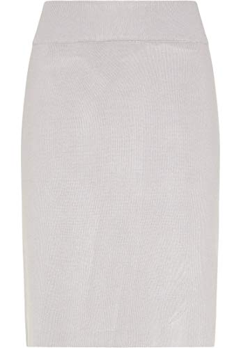 usha BLUE LABEL Spódnica z dzianiny damska 15409556, Srebrny, szary, M/L