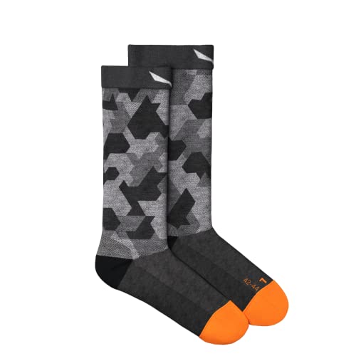 SALEWA Damskie skarpety Pedroc Camu Am M, Black Out / 4570, 10