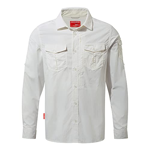 Craghoppers Koszula męska Nl ADV Ls, biały (Optic White), M
