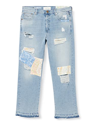 Replay jeansy damskie leony, 9 Blue Denim, 29W