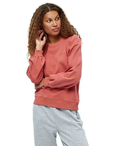 Beyond Now Damska bluza Hannah GOTS, czerwona mineralna, XL