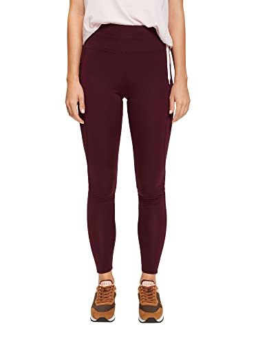 ESPRIT Sports Damskie spodnie treningowe RCS Tight Edry, Bordeaux Red, L