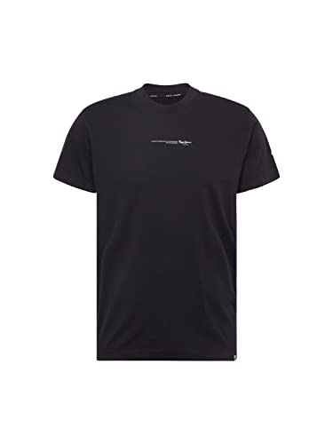Pepe Jeans koszulka męska andreas, 999 czarny, XS