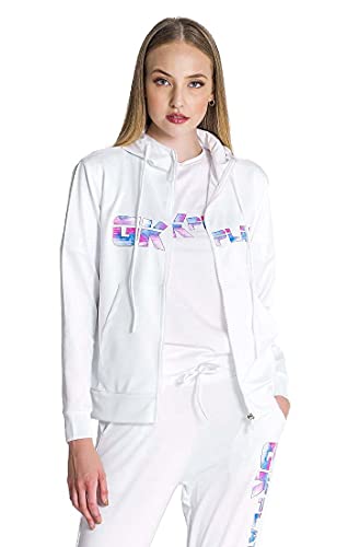 Gianni Kavanagh Damska bluza z kapturem White Gk Play, biały, S