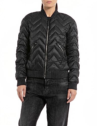 Replay Bluzka damska, 098 BLACK, XXS
