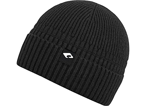 CHILLOUTS Męska czapka Hugo Hat Beanie, czarny, jeden rozmiar