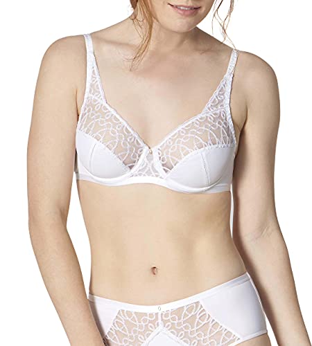 Triumph Delicate Design W biustonosz z fiszbinami, biały, 85F